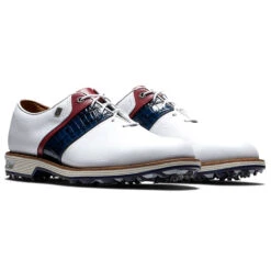 FootJoy Premiere Series Packard 53909 Golf Shoes -Left Hand Golf FootJoy Premiere Series Packard Golf Shoes White Navy Red 5