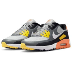 Nike Air Max 90G Golf Shoes -Left Hand Golf Nike Air Max 90 G Golf Shoes Smoke Grey Yellow 3