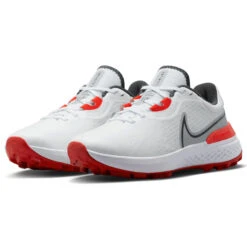 Nike Infinity Pro 2 Golf Shoes -Left Hand Golf Nike Golf Infinity Pro 2 Golf Shoes White Black Wolf Grey Picante Red 3