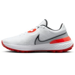 Nike Infinity Pro 2 Golf Shoes -Left Hand Golf Nike Golf Infinity Pro 2 Golf Shoes White Black Wolf Grey Picante Red 6