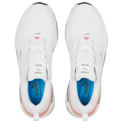 Puma GS Fast Golf Shoes 6 Puma GS Fast Golf Shoes -Left Hand Golf Puma GS Fast Golf Shoes White Navy Blazer Flamingo Pink 3
